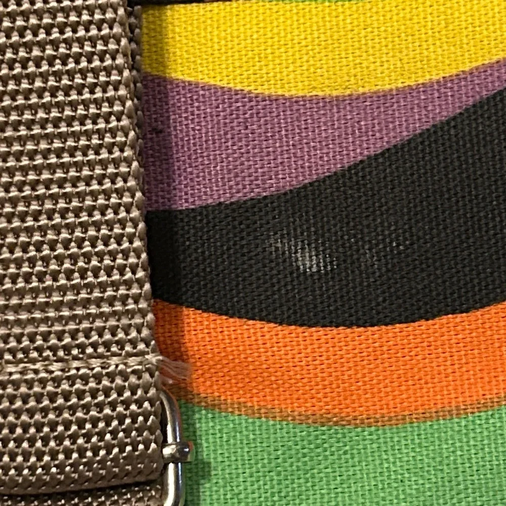 VTG Po Campo Bike Handlebar Clutch Vibrant Multicolor Wave Bag  HTF